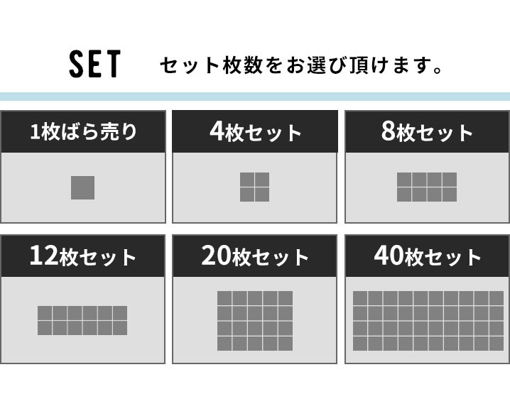 サブウェイタイルシール Aタイプ 8枚入り メトロ モザイクタイル