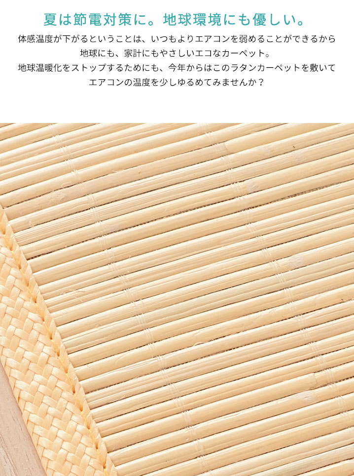 夏は節電対策に。地球にもやさしい。