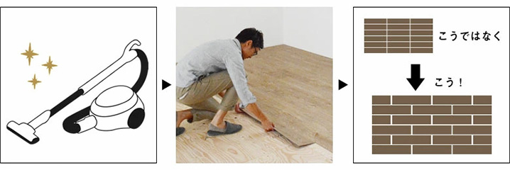 置くだけの簡単施工