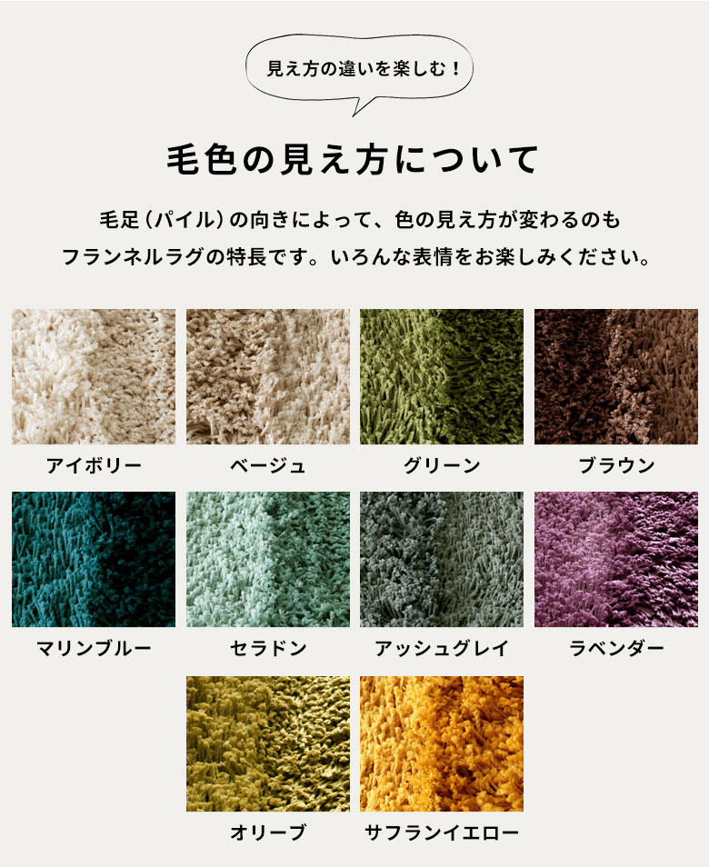 毛色の見え方について