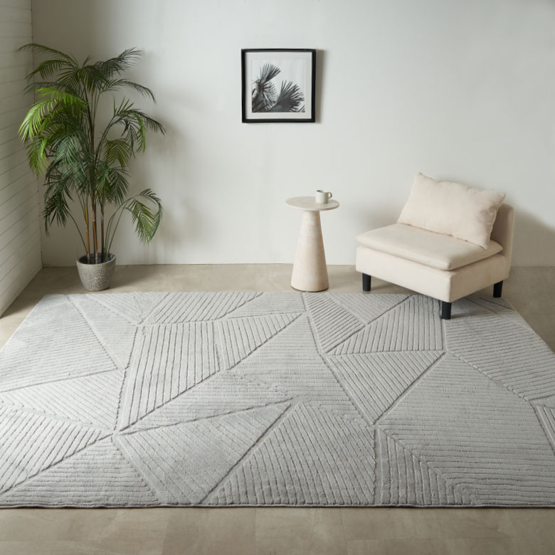 モダンデザインのおしゃれなラグ