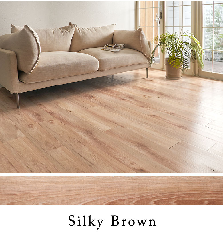 おしゃれ木目調フローリングカーペット ボンド施工タイプ 72枚セット約6畳