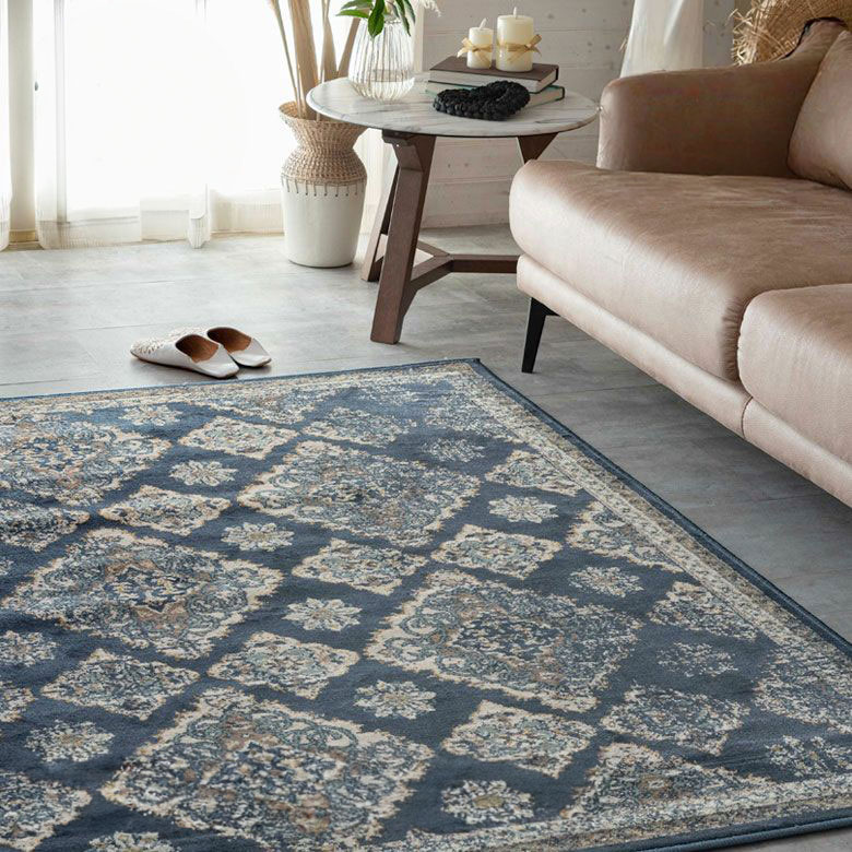 ラグマットオリエンタル柄[約200cmx250cm]【カーペットラグカーペット長方形ラグ絨毯じゅうたんCARPETらぐアジアン雑貨敷物マット】