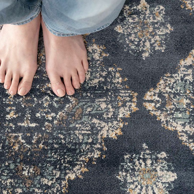 ラグラグマット200×250cmオリエンタル柄ウィルトン織りカーペットペルシャ風ペルシャ絨毯風おしゃれ北欧ヴィンテージ風絨毯じゅうたんオールシーズン春夏秋冬200cm200×250エスニックモロッカン西海岸敷物マット白青Amiraアミーラ[od-eg830]