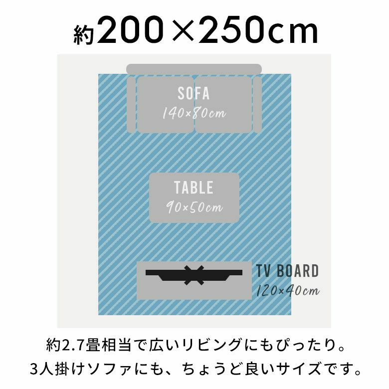 ラグ ペルシャ風 ラグマット 200×250cm オリエンタル柄 ウィルトン織り