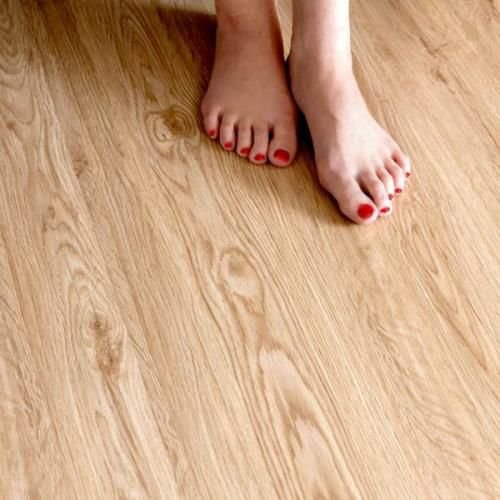 個性派ヴィンテージカラー 簡単模様替えできるウッドカーペット江戸間6畳