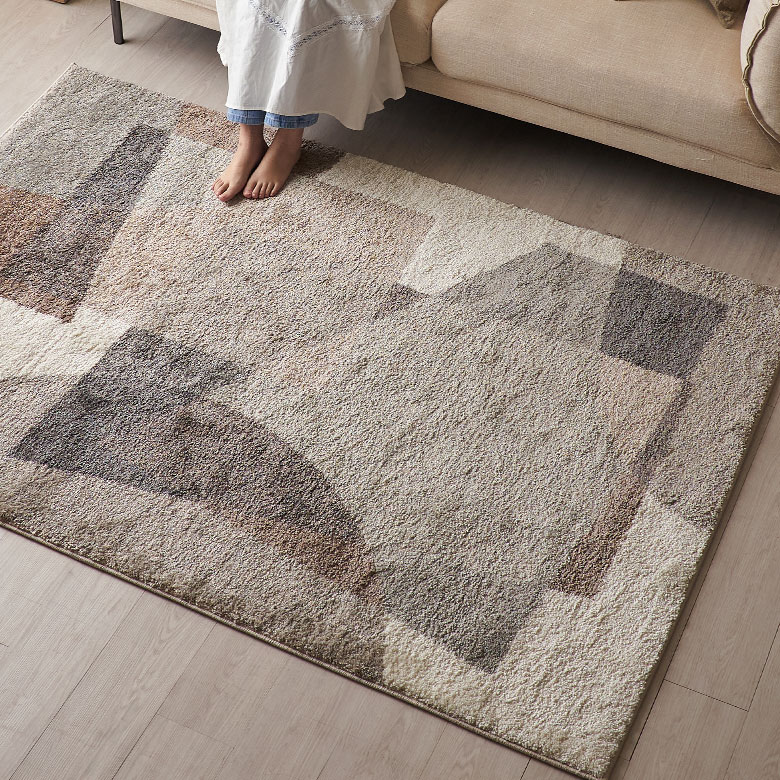 ラグラグマットウィルトン織モダンアート柄デザインラグエジプト製約130×190cm長方形約W133cmD190cmH1.5cmペルシャ絨毯風カーペットじゅうたんオールシーズン春夏秋冬リビングおしゃれ北欧リゾートエスニック西海岸コースタル[eg84263]