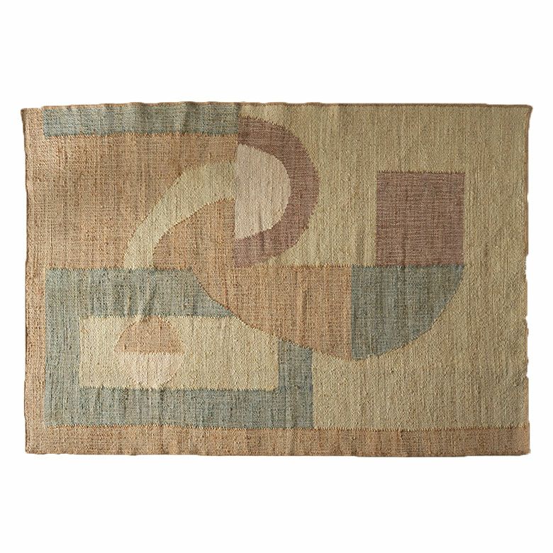 ジュート麻ラグカーペット130190ラグマットラグカーペットラグマット天然素材ハンドメイドジュートラグ自然素材手織り絨毯センターラグ1.5畳じゅうたんおしゃれ北欧リゾートインテリア西海岸ラグサーフスタイルカリフォルニアスタイル[34644]