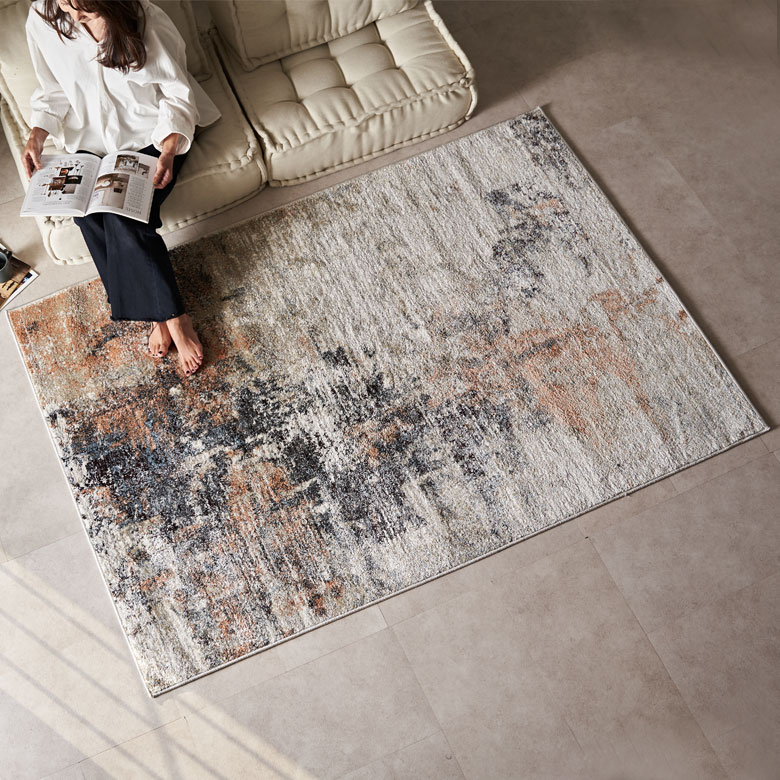 カーペットラグ1.5畳ウィルトンラグマット折りたたみホットカーペット対応ラグミックスカラー133×190cmラグマットラグカーペットおしゃれホットカーペットカバー絨毯床暖房対応北欧西海岸インテリアサーフスタイルカリフォルニアスタイル[eg84354]