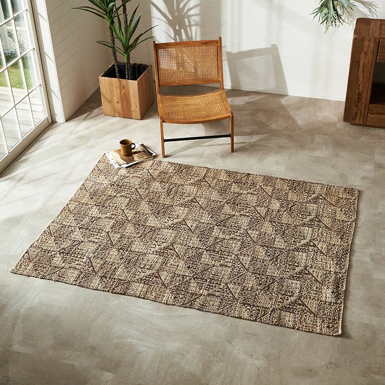 ジュート麻ラグカーペット130190ラグマットフリンジラグカーペットラグマット天然素材ハンドメイドジュートラグ自然素材手織り絨毯センターラグ1.5畳おしゃれ北欧リゾートインテリア西海岸ラグサーフスタイルカリフォルニアスタイル[34642]
